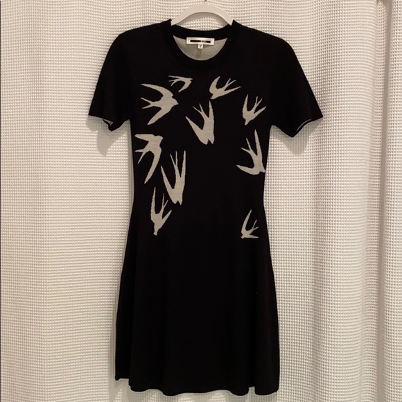 McQ by Alexander McQueen Dresses & Skirts - Alexander McQueen Swallow Pointelle Dress
